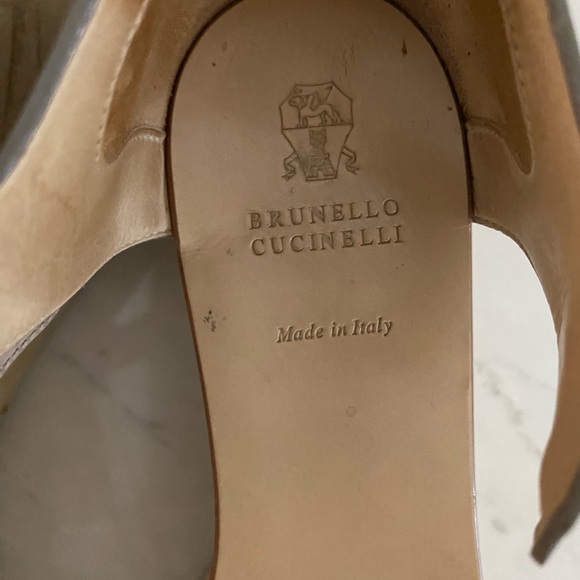 Brunello Cucinelli flatform size 35 1/2 - feels like a true 6. - Picture 3 of 6